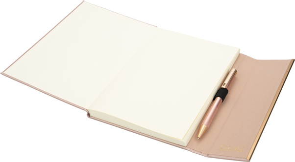 Zestaw notatnik A5 w linie i długopis CrisMa