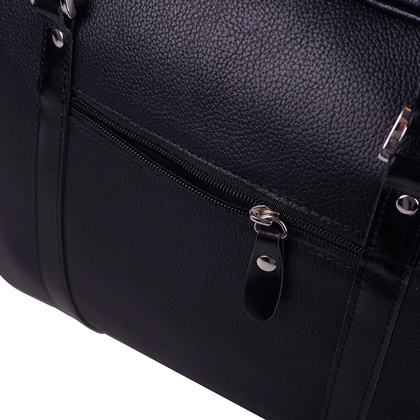 Teczka damska skórzana KEMER B 872/GR+DF Czarna - min. zamówienie 20 / 50 / 100 szt.