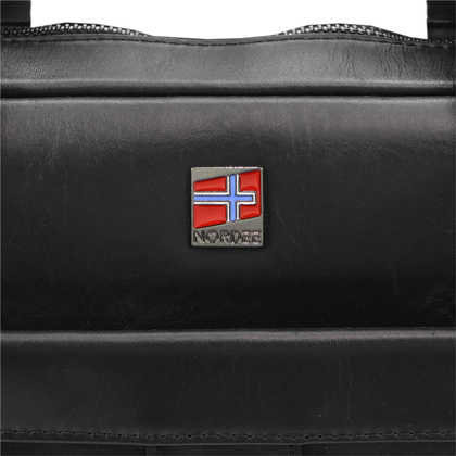 Teczka męska ze skóry naturalnej Nordee S134 B brązowa