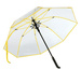 Automatyczny parasol VIP, transparentny, żółty
