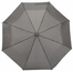 Automatyczny, wiatroodporny, składany parasol ORIANA, szary