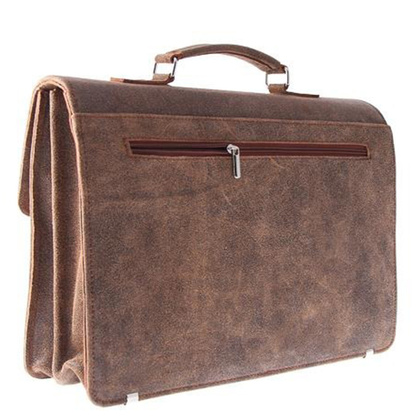 Teczka KEMER VOOC Vintage URBAN ATS167 ciemny brąz