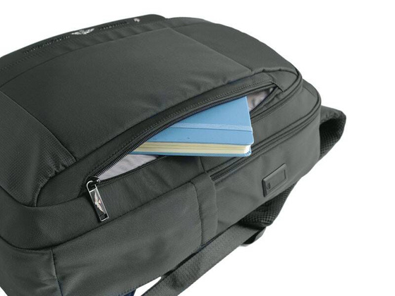 Plecak biznesowy na laptop 15' AERONAUTICA MILITARE Airspace Czarna