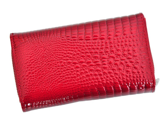 Portfel damski skórzany PELLUCCI 5261-2 Wiśniowy