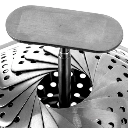 Wkład sitko do gotowania na parze stalowy 14 - 23 cm