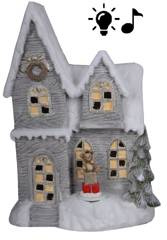 Domek ceramiczny z pozytywką led