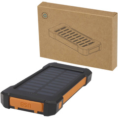 Altair wytrzymały powerbank o pojemności 5000 mAh i mocy 10 W, wykonany z tworzyw sztucznych pochodzących z recyklingu, z wbudowaną latarką