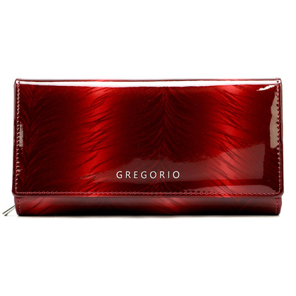 Portfel damski skórzany PELLUCCI FF-122 czerwony