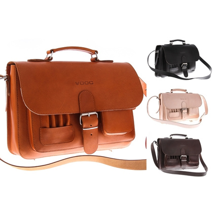 TECZKA SKÓRZANA 3W1 KEMER VOOC Vintage P13 CZARNA