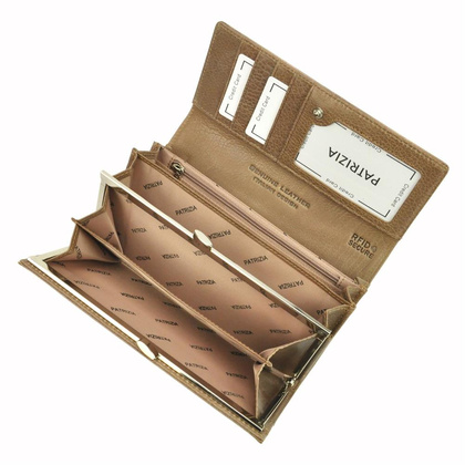 Portfel damski skórzany PELLUCCI FF-100 RFID Czerwony