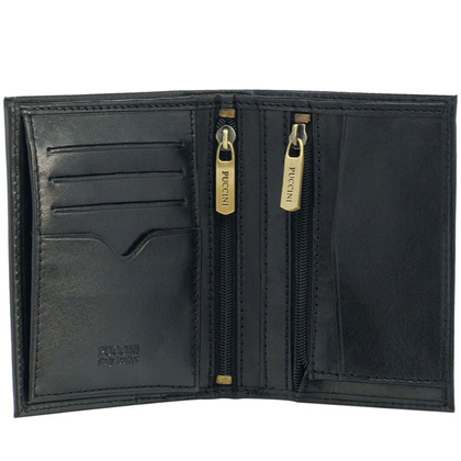 Portfel męski skórzany PUCCINI MU1707 1 Czarny