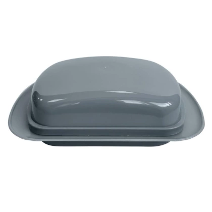 Maselniczka z przykryciem maselnica szara pojemnik na masło