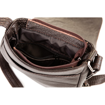 SASZETKA SKÓRZANA NA RAMIĘ KEMER VOOC EP12 CZARNA