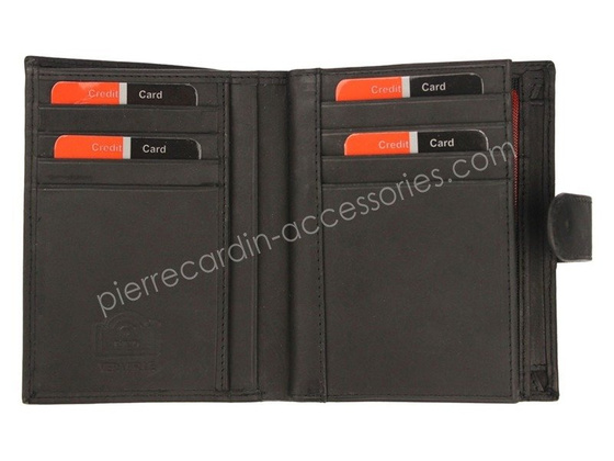 Portfel męski skórzany PIERRE CARDIN TILAK28 331A RFID Czarny