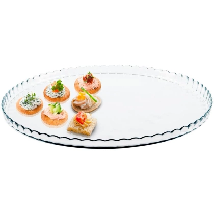 Patera szklana / talerz okrągły 32 cm