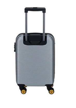 Walizka mała kabinowa National Geographic Abroad srebrna