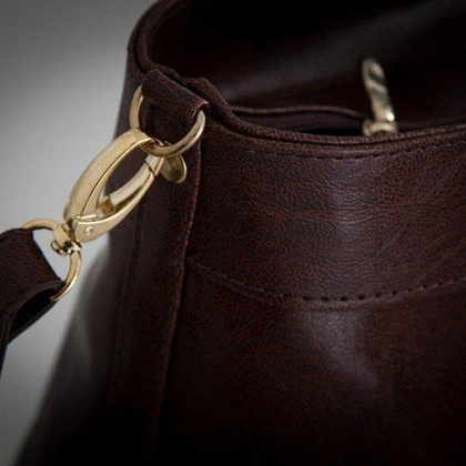 Torebka damska KEMER SOLIER Della Brązowa - min. zamówienie 20 / 50 / 100 szt.