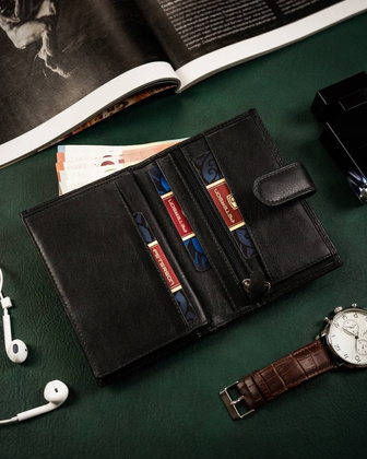 Męski portfel ze skóry naturalnej