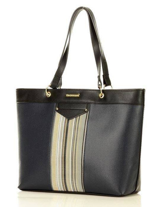 MONNARI Miejska torba shopper bag na ramię czarny - min. zamówienie 20 / 50 / 100 szt.