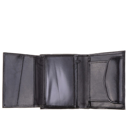 Portfel męski skórzany KEMER P32 Czarny - min. zamówienie 20 / 50 / 100 szt.