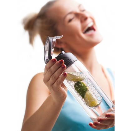 Bidon UPOMINKARNIA Frutello 700 ml Szary/Transparentny