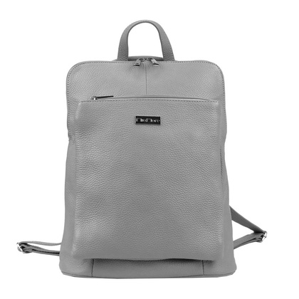 Średniej wielkości plecak z naturalnej, włoskiej skóry bydlęcej