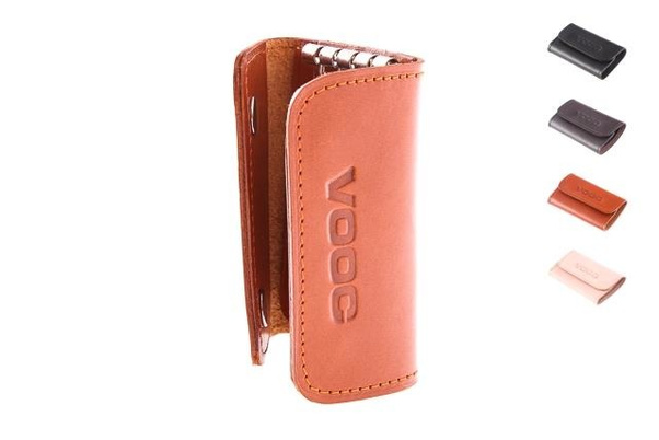 Etui na klucze skórzane Vintage P10 koniak