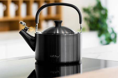 Czajnik 1,5l z gwizdkiem Diamante grafitowy matowy 28197