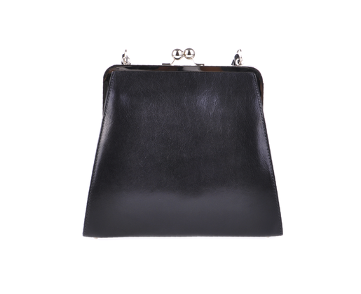 Torebka damska skórzana KEMER R110 Czarna - min. zamówienie 20 / 50 / 100 szt.