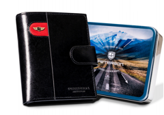 Duży portfel męski zapinany na zatrzask