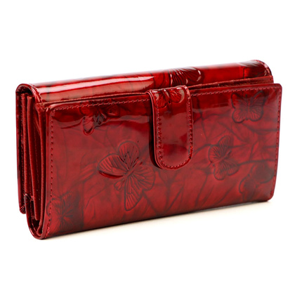 Portfel damski skórzany PELLUCCI BTS-122 Niebieski