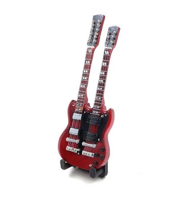 Mini gitara 15cm - BMG-020 w stylu Jimi Page