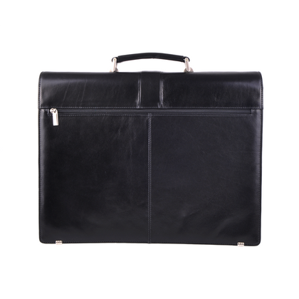 Teczka męska skórzana KEMER T3 Czarna - min. zamówienie 20 / 50 / 100 szt.