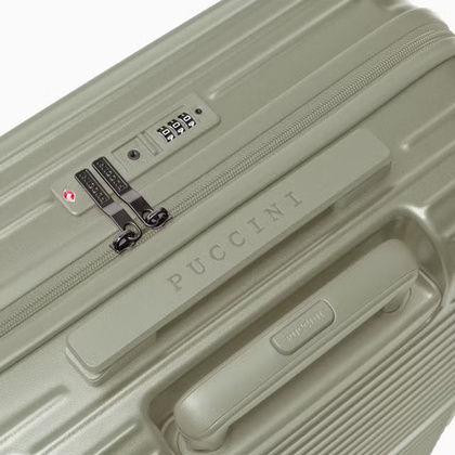 Mała kabinowa walizka PUCCINI DALLAS PC034C 5A Zielona