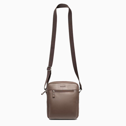 Torba na ramię skórzana PUCCINI ROYAL COLLECTION LGD2722 2 Brązowa