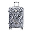 Duża walizka PUCCINI BEVERLY HILLS ABS015A 10 Zebra