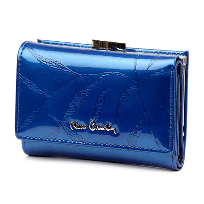 Nieduży skórzany portfel damski Pierre Cardin
