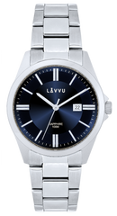 LAVVU Zegarek ze szkłem szafirowym HALLAND Blue