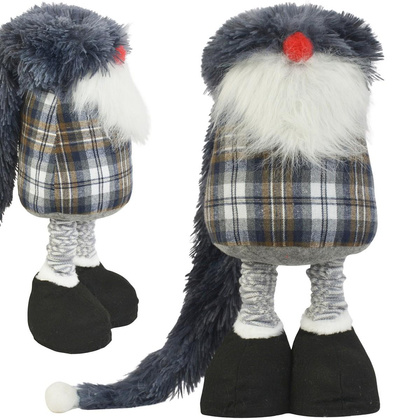 SKRZAT GNOM DEKORACYJNY NA TELESKOPACH 38-88CM SZARY