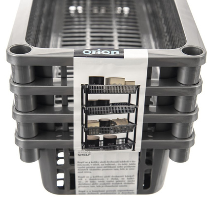 Regał organizer szafka koszyk 4-poziomowy kuchenny łazienkowy do kuchni łazienki wąski