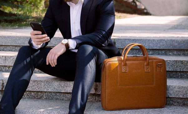 SKÓRZANA MĘSKA TORBA NA LAPTOPA SOLIER SL21 BELFAST - min. zamówienie 20 / 50 / 100 szt.