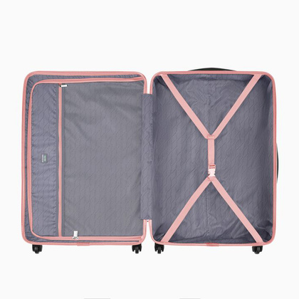 Duża walizka PUCCINI SAN DIEGO ABS025A 3C Różowa