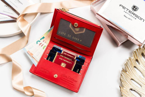 Portfel damski eko PTN 003-BH Czerwony