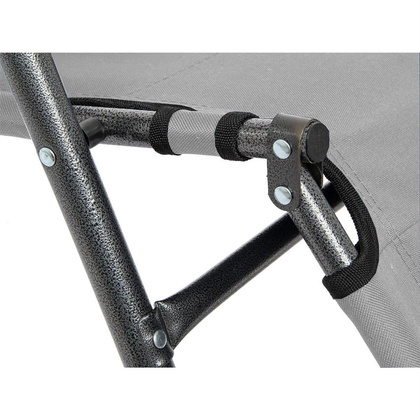 Fotel wielopozycyjny Level z zagłówkiem szary