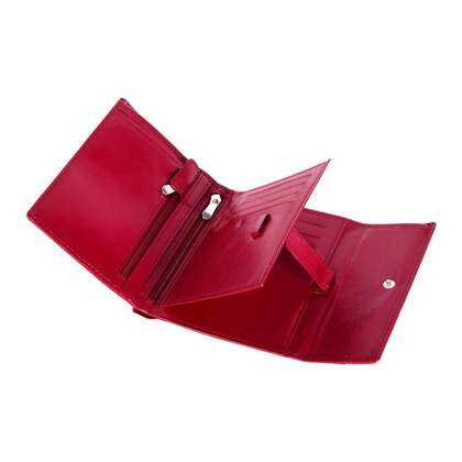 Portfel skórzany Mauro Conti KEMER Bordowy