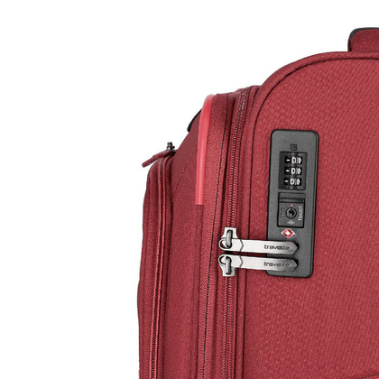 Średnia walizka TRAVELITE SKAII 92648-12 Czerwona
