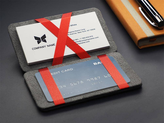 Etui na wizytówki 975119 - min. zamówienie 20 / 50 / 100 szt.