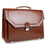 Skórzana teczka męska na laptopa brązowa aktówka - Pavone Nero Marsala 2164 BR