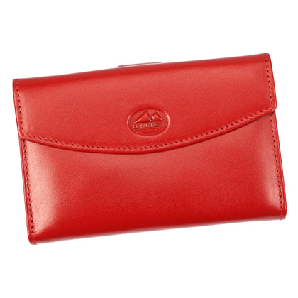 Portfel damski skórzany PELLUCCI 866-47 RFID Czerwony