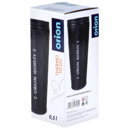 Kubek termiczny termos stalowy 0,5 l szczelny czarny